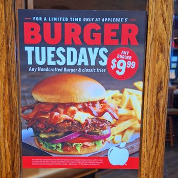Applebee's Grill + Bar - It just so happened that I would be in P-cola on a Tuesday and would be coming back. - American Near Me - Pensacola, Florida Applebee's Grill + Bar - It just so happened that I would be in P-cola on a Tuesday and would be coming back. - American Near Me - Pensacola, Florida