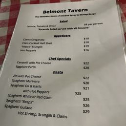 Menu Menu