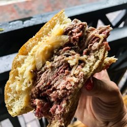 Johnnie’s Pit Beef & BBQ, - Beef & Cheddar