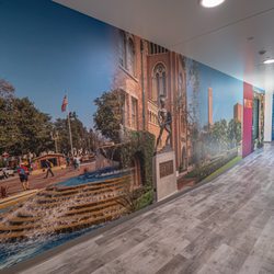 One of the beautiful hallways at the school