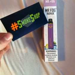 Hashtag Smoke Shop - Mr Fog Max Disposable