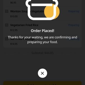 Tasty Szechuan - Ordering through the QR code on your phone. When they're preparing, you'll see this screen. - Noodles Near Me - Concord, California Tasty Szechuan - Ordering through the QR code on your phone. When they're preparing, you'll see this screen. - Noodles Near Me - Concord, California