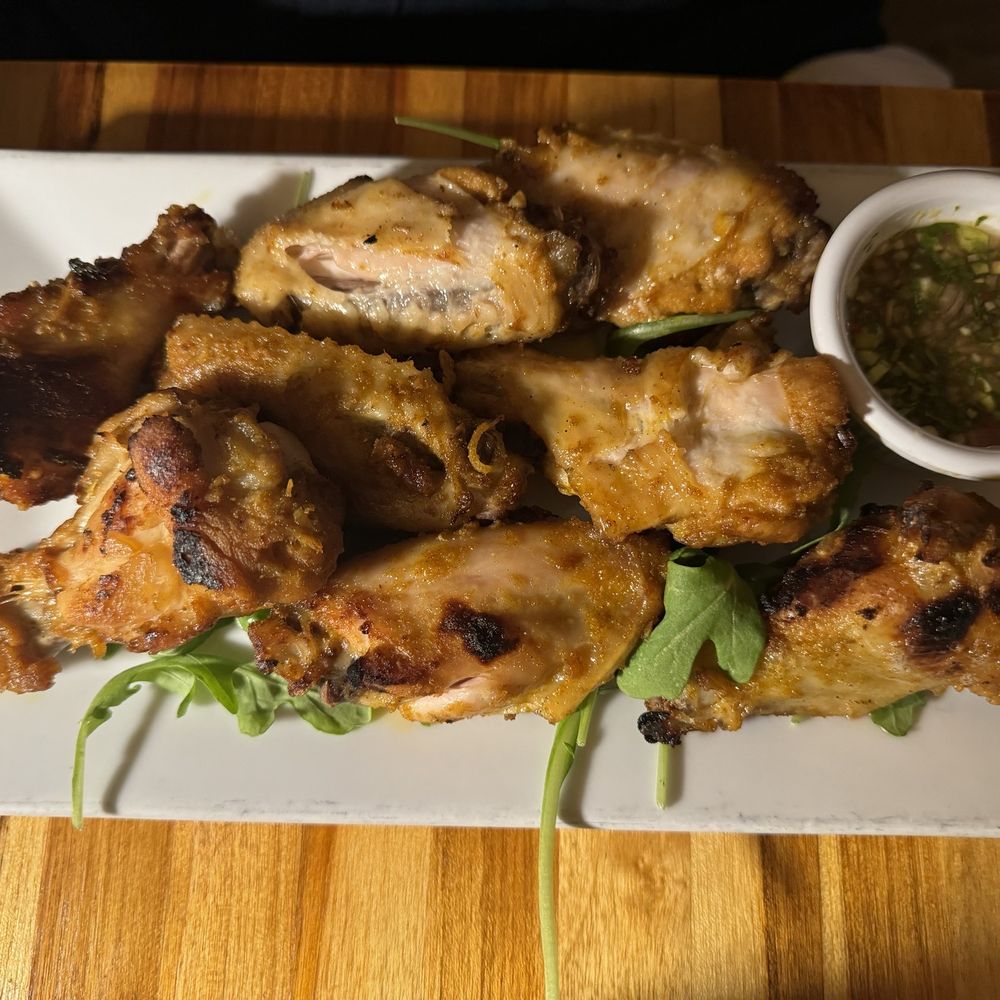 Bistro La Source - Thai GRILLED INDOCHINE CHICKEN WINGS - French Near Me - Jersey City, New Jersey