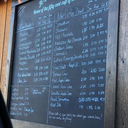 Cup of Mud - Drinks and prices