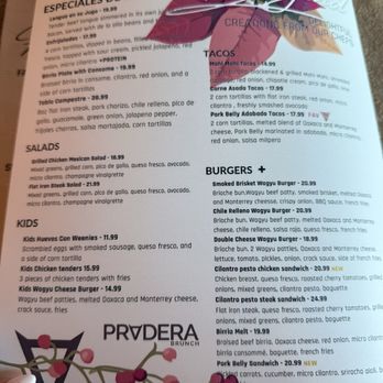 Pradera Brunch - Menu - Breakfast & Brunch Near Me - Costa Mesa, California