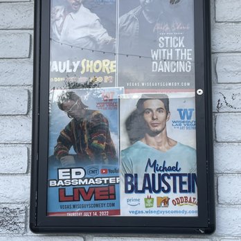 Wiseguys Comedy Club - Signage - Comedy Clubs Near Me - Las Vegas, Nevada