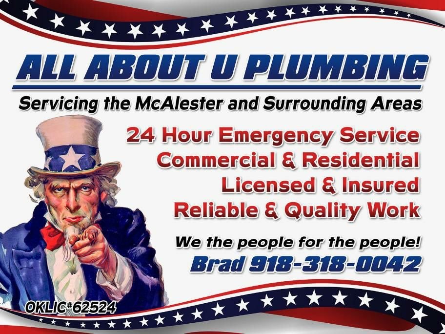 Slide of All About U Plumbing