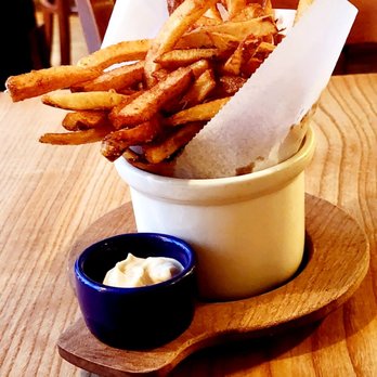 Molly's - Twice Cooked Fries with Worcestershire Aioli: $7.00 - Bars Near Me - Mount Carroll, Illinois