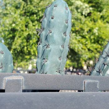 Bad Boy Burgers - a row of cactus statues - Breakfast & Brunch Near Me - Boise, Idaho