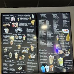 Flavors Snoballs & Ice Cream - Menu