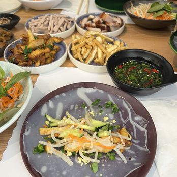 Quan Nhii - Make your own banh uot - Vietnamese Near Me - Westminster, California