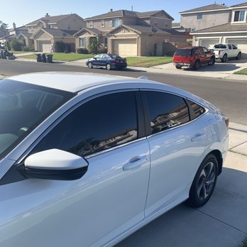 Perfect Touch Window Tint - Back and rear are limo (5%), front is 20% color stable nano-carbon. - Car Window Tinting Near Me - Ontario, California
