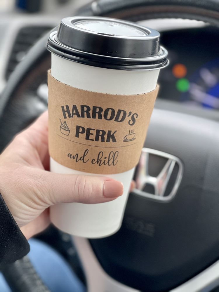 Harrod's Perk and Chill Logo