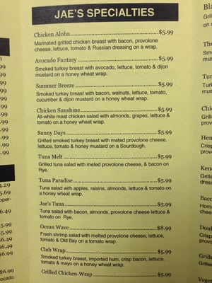 Menu photo 6 Jae's Deli Columbia, MD Menu photo 6 Jae's Deli Columbia, MD