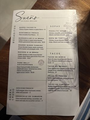 Menu photo 8 Sueño Coctelería Mexicana Richardson, TX Menu photo 8 Sueño Coctelería Mexicana Richardson, TX