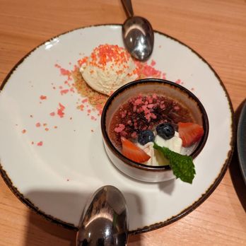 Toro Toro Fort Worth - Strawberry creme brulee - Latin American Near Me - Fort Worth, Texas Toro Toro Fort Worth - Strawberry creme brulee - Latin American Near Me - Fort Worth, Texas