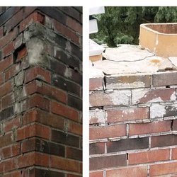 Avon Bay Construction - Chimney prior to repair