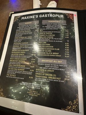 Menu photo 3 Max's Garage Muskogee, OK Menu photo 3 Max's Garage Muskogee, OK