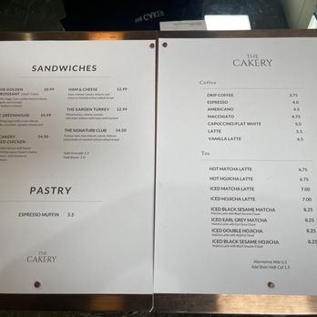 The Cakery Cafe - Menu - Sandwiches Near Me - San Diego, California The Cakery Cafe - Menu - Sandwiches Near Me - San Diego, California