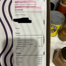 my receipt