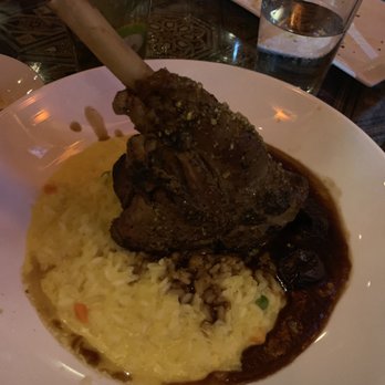 Alhambra Palace - Lamb shank with goat cheese risotto - Middle Eastern Near Me - Chicago, Illinois Alhambra Palace - Lamb shank with goat cheese risotto - Middle Eastern Near Me - Chicago, Illinois
