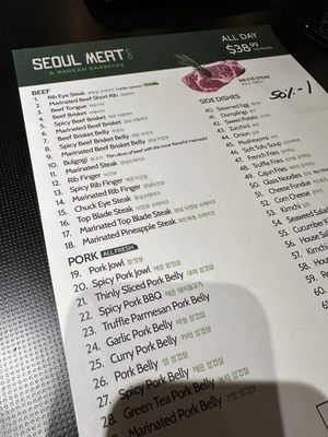 Menu photo 6 Seoul Meat Co Riverton, UT