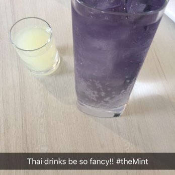 Asian Mint - Butterfly Pea Flower Limeade - Thai Near Me - Dallas, Texas Asian Mint - Butterfly Pea Flower Limeade - Thai Near Me - Dallas, Texas