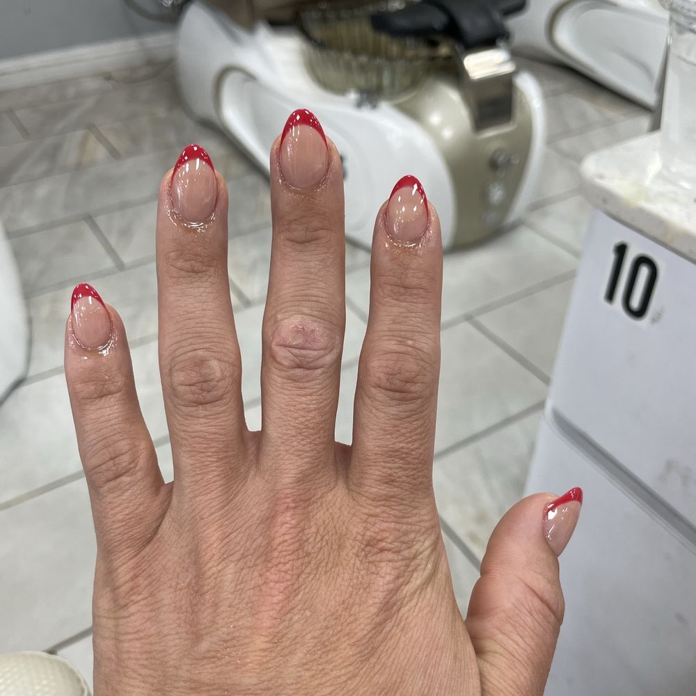 Happy Beauty Nails - French Tip - Nail Salons Near Me - Fullerton, California