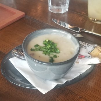 Paddlefish - Cup of New England Clam Chowder - Bacon, Potatoes, Cream - Seafood Near Me - Orlando, Florida Paddlefish - Cup of New England Clam Chowder - Bacon, Potatoes, Cream - Seafood Near Me - Orlando, Florida