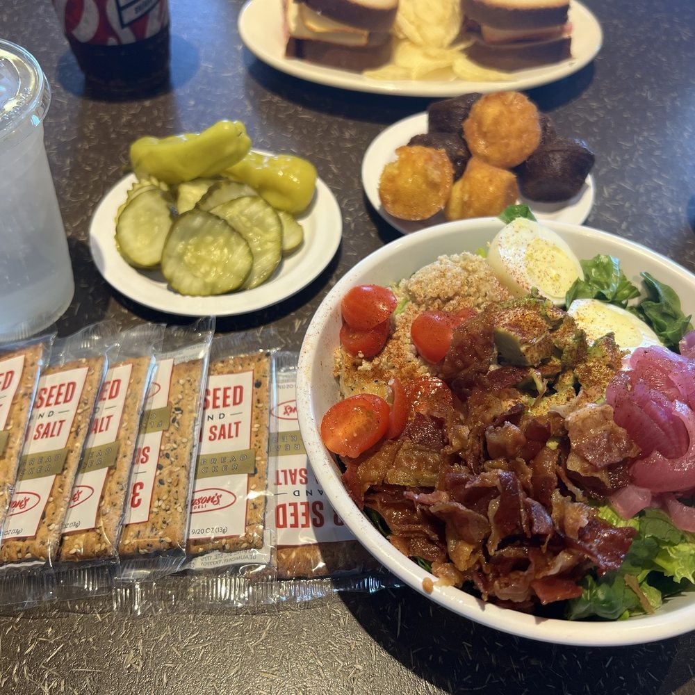 Ultimate BLT Bowl with Jason flatbread cracker. I recommend avocado spread on the flatbread. Ultimate BLT Bowl with Jason flatbread cracker. I recommend avocado spread on the flatbread.