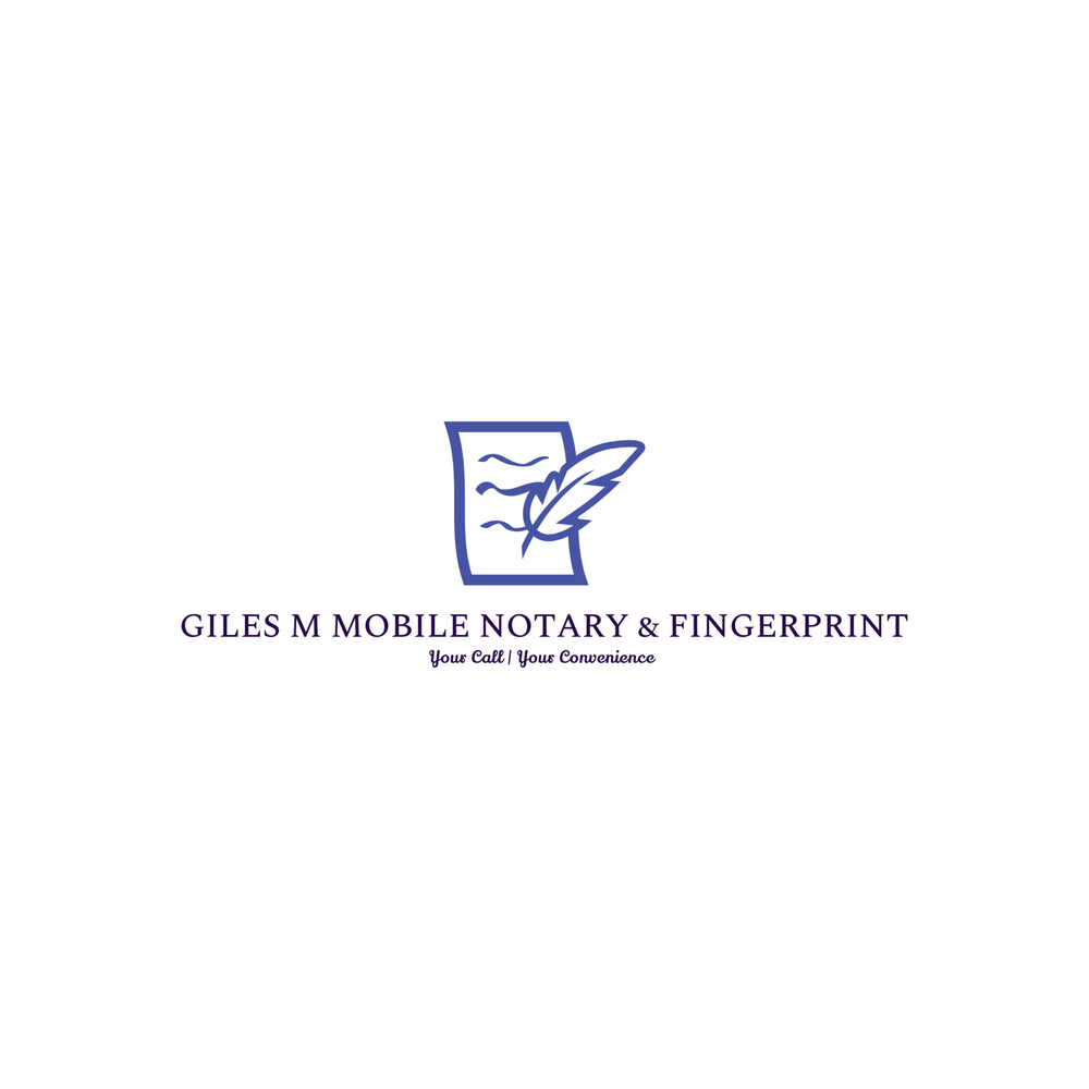 GILES M MOBILE NOTARY & FINGERPRINT SERVICES Updated August 2024
