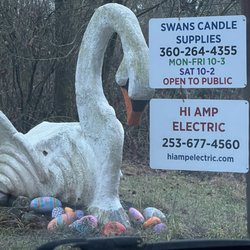 Swan's Candles and Candle Making Supplies - When you see the goose, turn off.