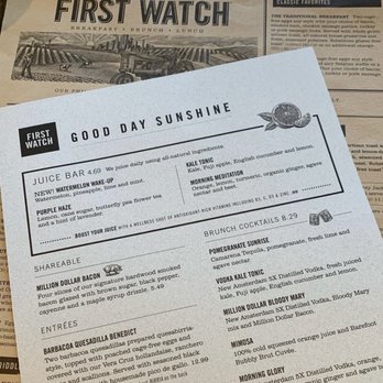 First Watch - Breakfast & Brunch Near Me - Creve Coeur, Missouri First Watch - Breakfast & Brunch Near Me - Creve Coeur, Missouri
