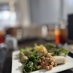 Rodizio Grill Brazilian Steakhouse Chattanooga Downtown - Cold salad bar with hearts of palm, lemon kale salad, cheese assortment and so much more!