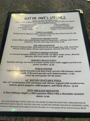 Menu photo 8 Gator Jakes Bar & Grill Sterling Heights, MI