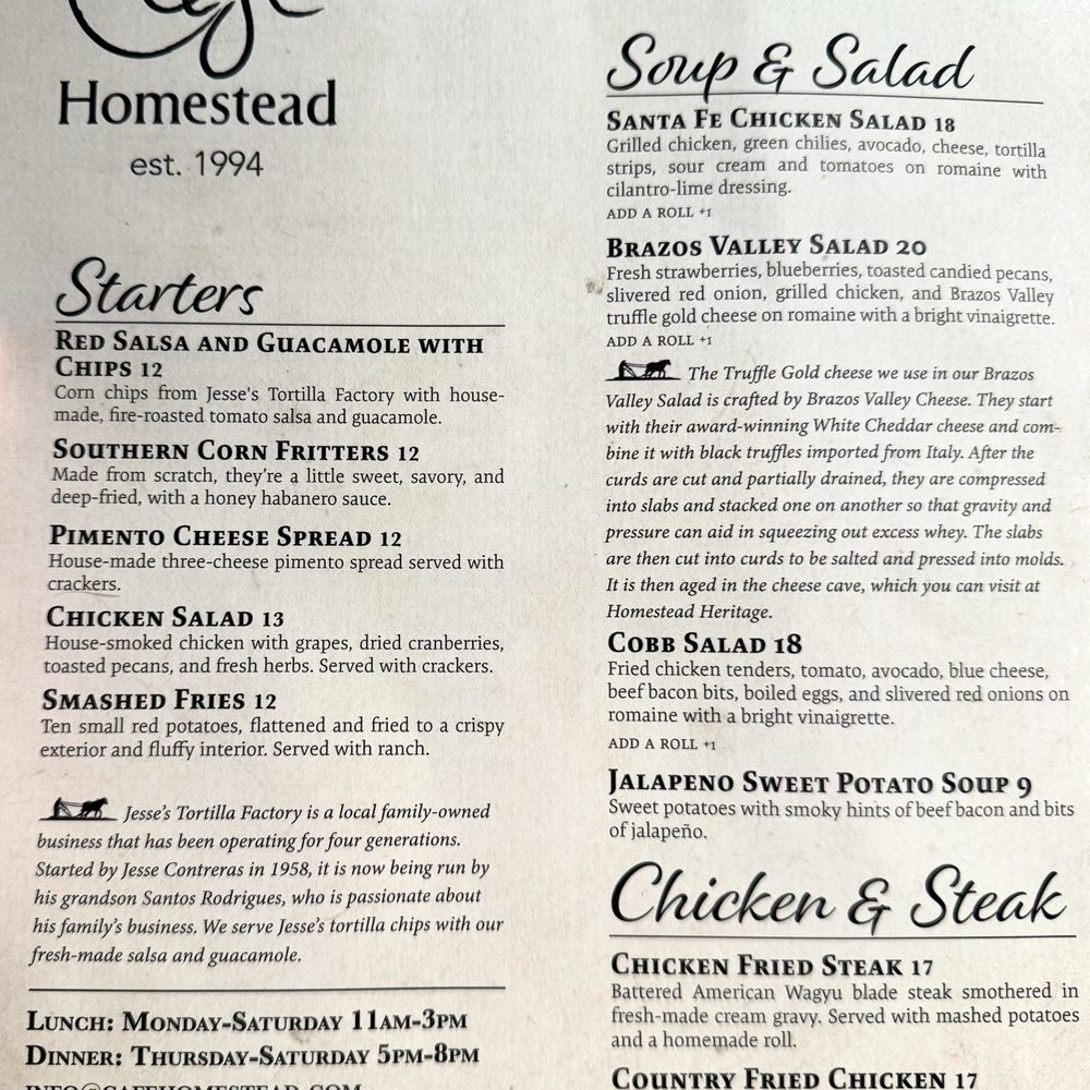 Menu Menu