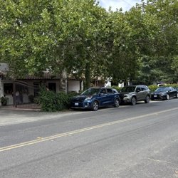 Cars lined up along 4620