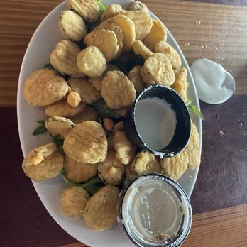 The Back Porch - Fried pickles were delicious! - Seafood Near Me - Destin, Florida The Back Porch - Fried pickles were delicious! - Seafood Near Me - Destin, Florida