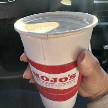 Mojo's Drive Thru Coffee - Hot chai latte! So good! - Coffee & Tea Near Me - Corona, California Mojo's Drive Thru Coffee - Hot chai latte! So good! - Coffee & Tea Near Me - Corona, California