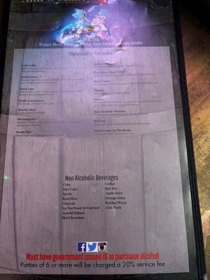 Menu photo 3 Ann O'Malley's St. Augustine, FL