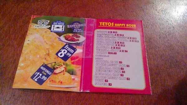 Menu photo 8 Los Yeyos San Juan, PR