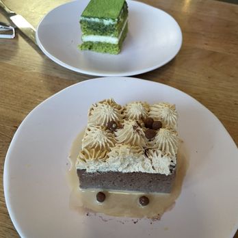 Unconventional Diner - Matcha White Chocolate Cake and Mocha Tres Leches - Breakfast & Brunch Near Me - Washington, DC, District of Columbia
