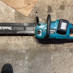 B & B Small Engine Repair - Battery powered Makita chainsaw that B&B did warranty repair