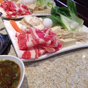 Buffalo Little Lamb - The lunch special platter u get for 11.99 or 12.99 depending on your broth. - Hot Pot Near Me - Amherst, New York Buffalo Little Lamb - The lunch special platter u get for 11.99 or 12.99 depending on your broth. - Hot Pot Near Me - Amherst, New York