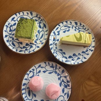 Toku Revolving Sushi - Matcha tiramisu, matcha cheesecake, and strawberry mochi ice cream - Conveyor Belt Sushi Near Me - Lexington, Kentucky Toku Revolving Sushi - Matcha tiramisu, matcha cheesecake, and strawberry mochi ice cream - Conveyor Belt Sushi Near Me - Lexington, Kentucky