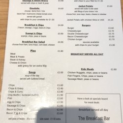 Clarendon Cafe - Menu.