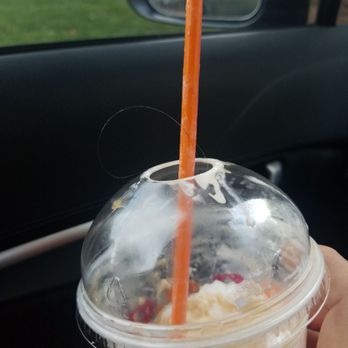 Dunkin' - A hair inside of my ice coffee that is disgusting - Coffee & Tea Near Me - Cornelius, North Carolina Dunkin' - A hair inside of my ice coffee that is disgusting - Coffee & Tea Near Me - Cornelius, North Carolina