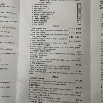 Cha Thai - Menu as of 10/2024 - Thai Near Me - Rancho Cordova, California Cha Thai - Menu as of 10/2024 - Thai Near Me - Rancho Cordova, California