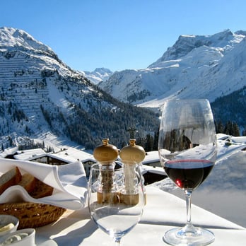 Johannesstübli - Sonne, Essen, Berge - was gibt es Schöneres? http://www.goldenerberg.at/berggrill-terrasse-kulinarik-arlberg.html - Austrian Near Me - Lech, 8