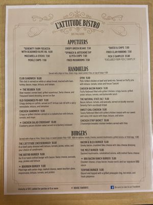 Menu photo 5 L'Attitude Bistro Clinton, AR